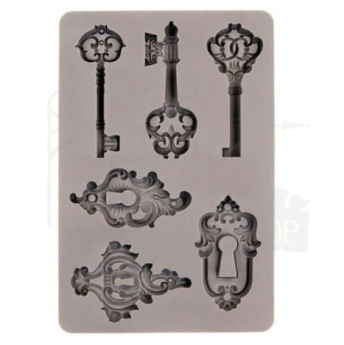 Foremka silikonowa 23x13cm Keys &amp; Ley Holes 599416 Finnabair Prima