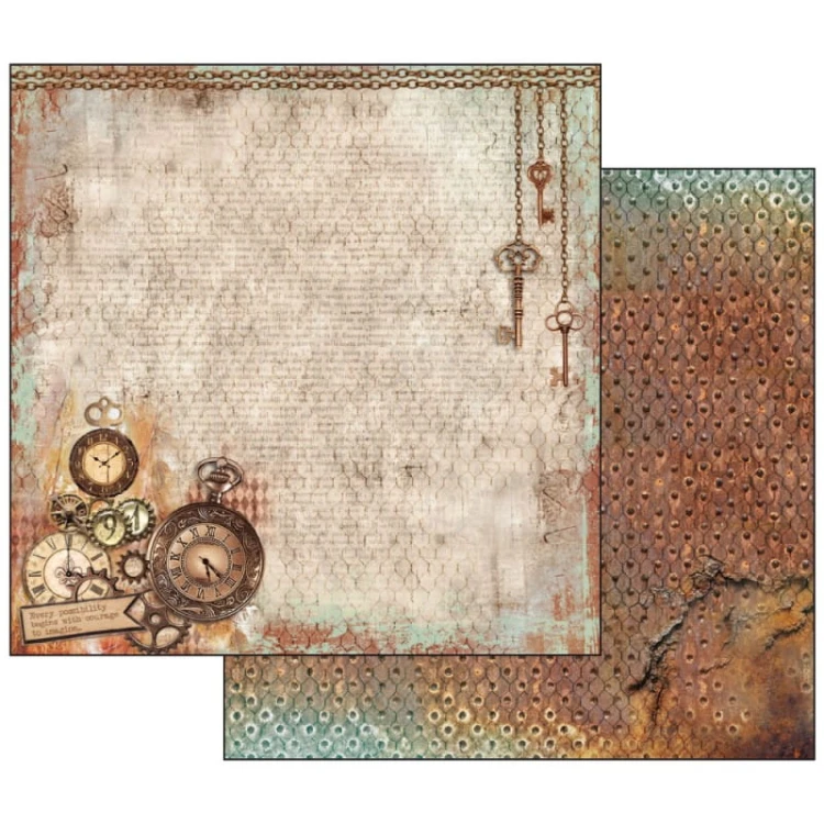 Zestaw papierów 30x30cm Clockwise SBBL39 Stamperia 9
