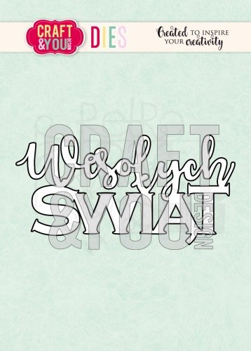 Wykrojnik Wesołych Świąt CW074 Craft&amp;You Design