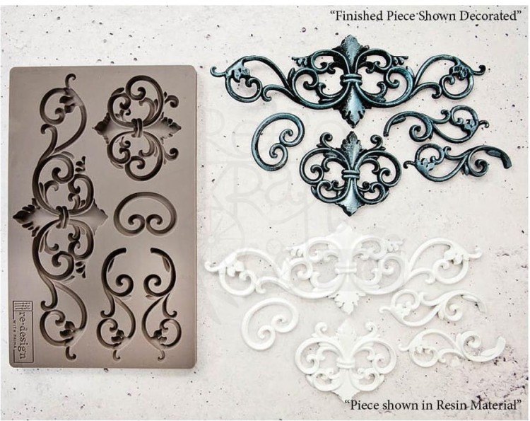 Foremka silikonowa 20x13 Tillden Flourish Finnabair 632359 Prima