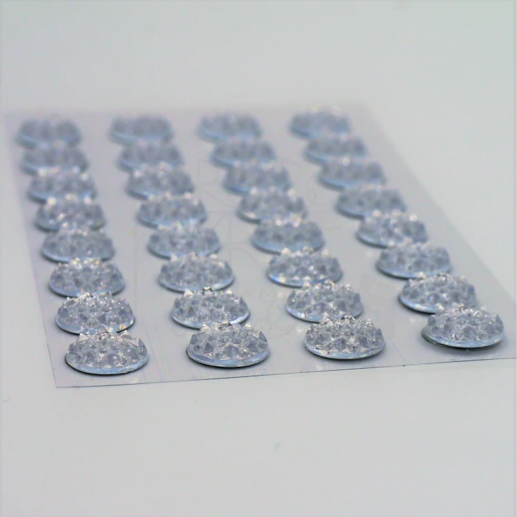 Naklejki dekoracyjne kryształki malinki 10mm 32szt 3