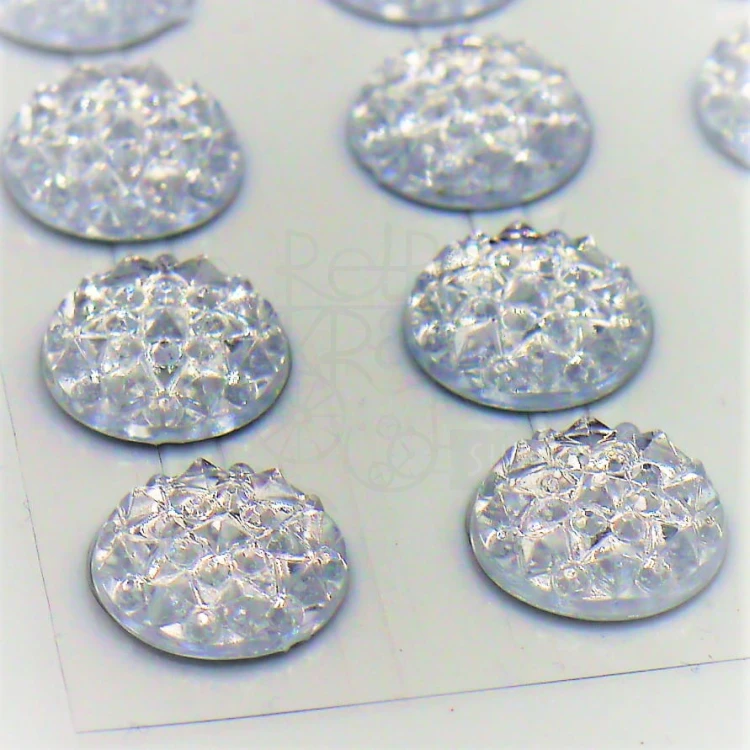 Naklejki dekoracyjne kryształki malinki 10mm 32szt 1