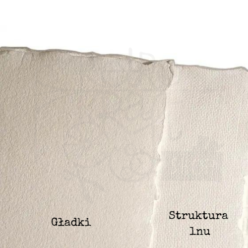 Papier czerpany A4 biały gładki 1