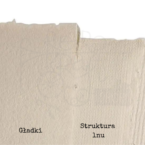 Papier czerpany A4 cappuccino struktura lnu 1