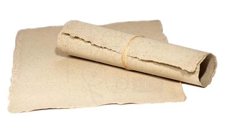 Papier czerpany A4 kawa gładki 2