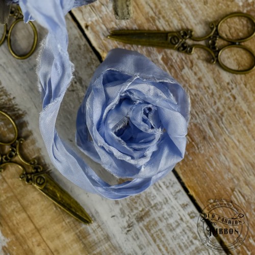 Wstążka gnieciona vintage liliowy 120cm OLDSZ-36 Old Fashion Ribbon