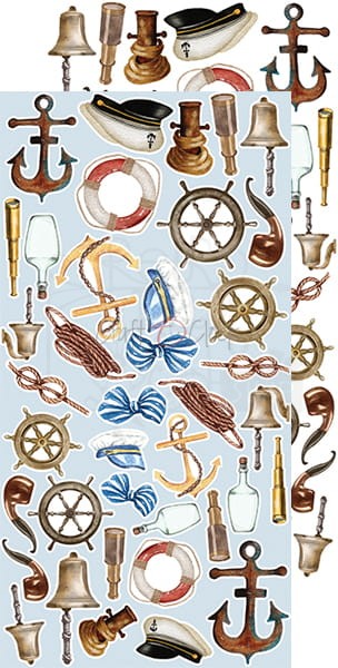 Zestaw dodatków do wycięcia Seaside Greetings CC-C47-SG-09 Craft O'Clock 8