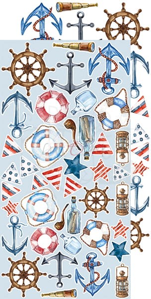 Zestaw dodatków do wycięcia Seaside Greetings CC-C47-SG-09 Craft O'Clock 9
