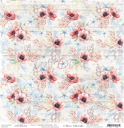Papier 30x30 Seaside Greetings 04 CC-C47-SG-04 Craft O'Clock 2