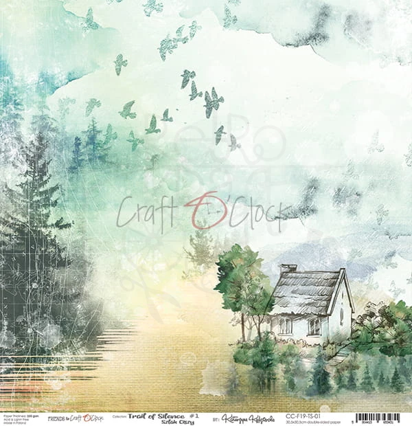 Papier 30x30 Trail of Silence 01 CC-F19-TS-01 Craft O'Clock 2