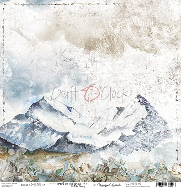 Papier 30x30 Trail of Silence 02 CC-F19-TS-02 Craft O'Clock 2