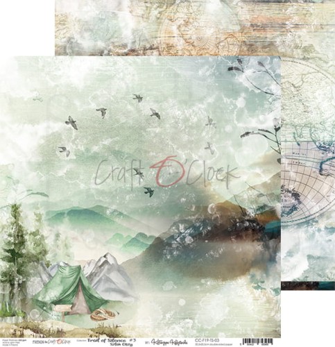 Papier 30x30 Trail of Silence 03 CC-F19-TS-03 Craft O'Clock 1