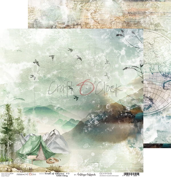 Papier 30x30 Trail of Silence 03 CC-F19-TS-03 Craft O'Clock 1