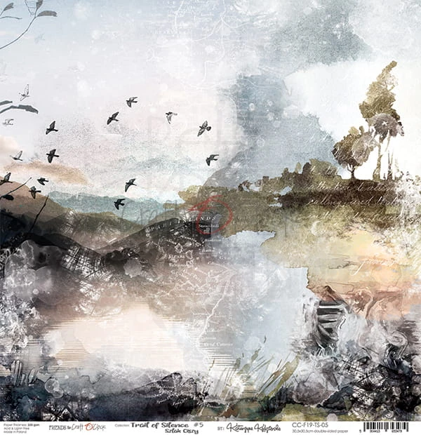 Papier 30x30 Trail of Silence 05 CC-F19-TS-05 Craft O'Clock 2