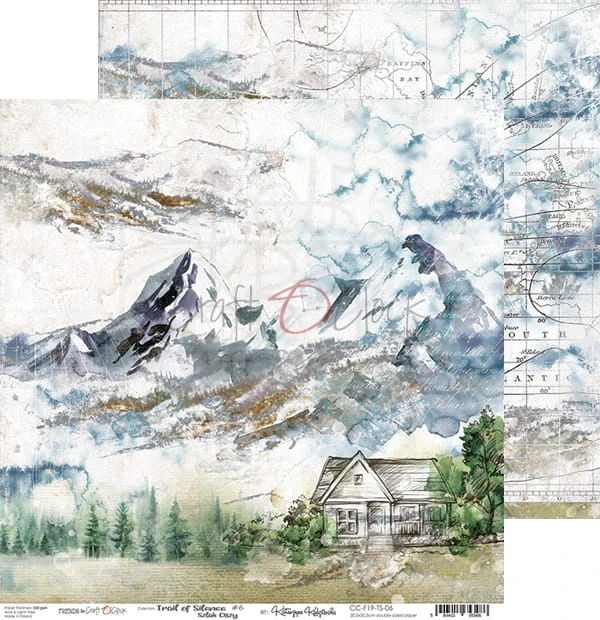 Papier 30x30 Trail of Silence 06 CC-F19-TS-06 Craft O'Clock 1
