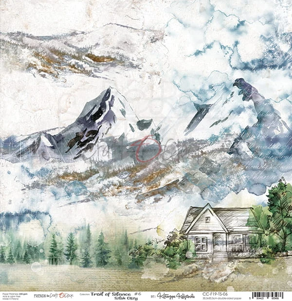 Papier 30x30 Trail of Silence 06 CC-F19-TS-06 Craft O'Clock 2