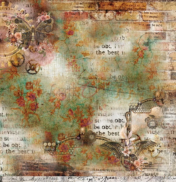 Papier 30x30 Wings of Freedom 01 CC-MM17-WFR-01 Craft O'Clock   3