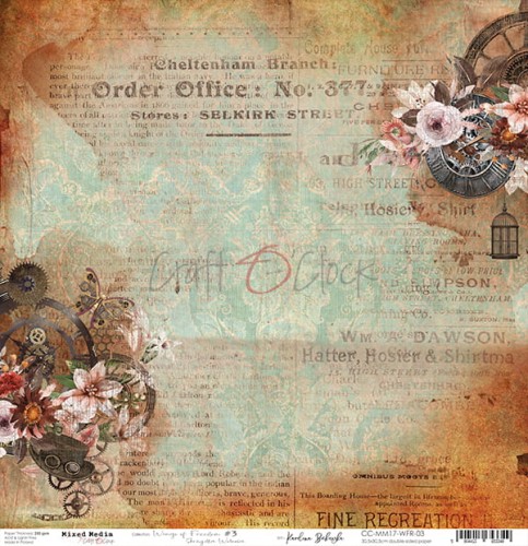 Papier 30x30 Wings of Freedom 03 CC-MM17-WFR-03 Craft O'Clock 2