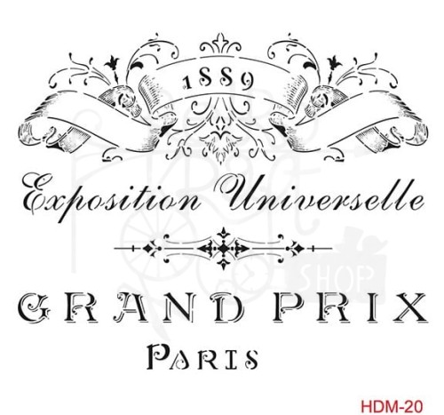 Szablon maska Home Decor 25x25 Grand Prix Paris HDM20 Cadence