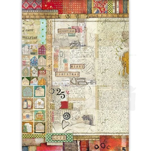 Papier ryżowy A3 Make A Wish - Napisy różne DFSA3044 Stamperia