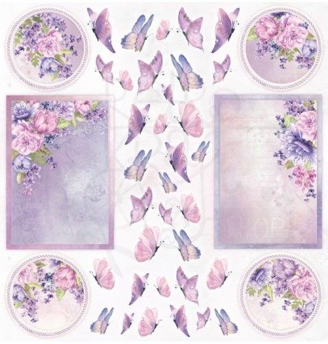 Zestaw papierów 30x30 Spring Purple SP-11 Scrap and Me 2