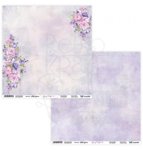 apier 30x30 Spring Purple 01/02 SP-01/02 Scrap and Me 1