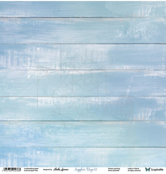 Papier 30x30 Sapphire Days 01/02 SD-01/02 Scrap and Me 3