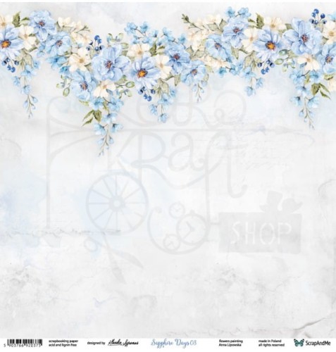 Papier 30x30 Sapphire Days 03/04 SD-03/04 Scrap and Me 2