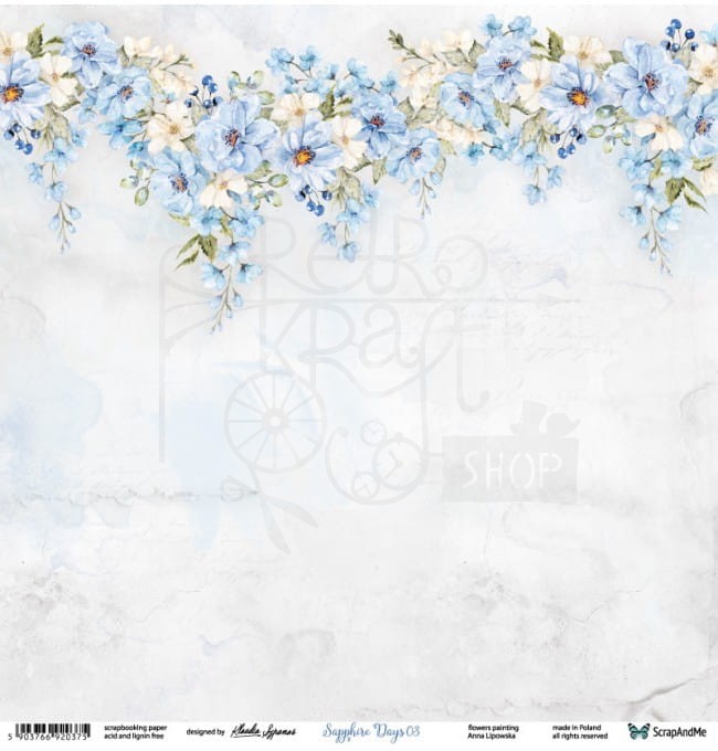Papier 30x30 Sapphire Days 03/04 SD-03/04 Scrap and Me 2