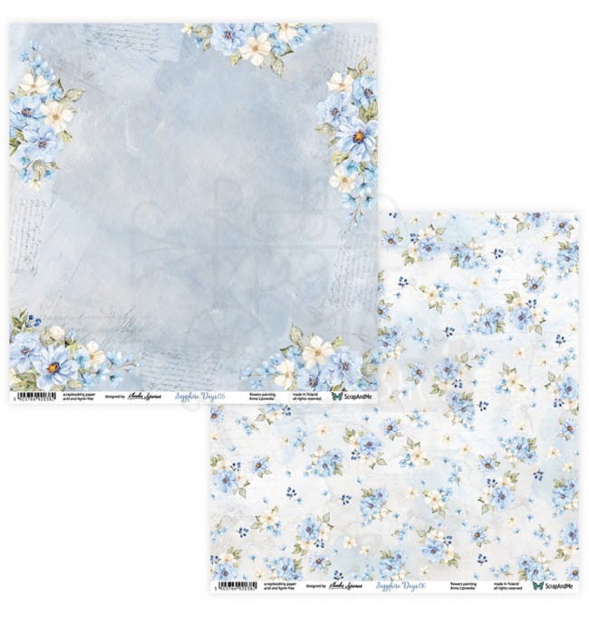 Papier 30x30 Sapphire Days 05/06 SD-05/06 Scrap and Me 1