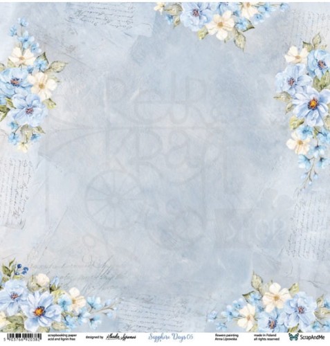 Papier 30x30 Sapphire Days 05/06 SD-05/06 Scrap and Me 2
