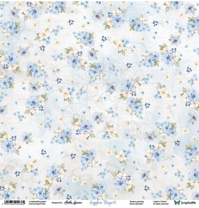 Papier 30x30 Sapphire Days 05/06 SD-05/06 Scrap and Me 3