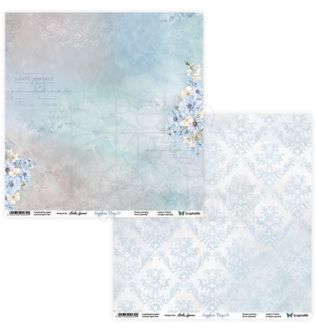 Papier 30x30 Sapphire Days 07/08 SD-07/08 Scrap and Me 1