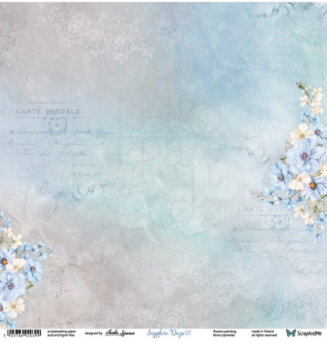 Papier 30x30 Sapphire Days 07/08 SD-07/08 Scrap and Me 2