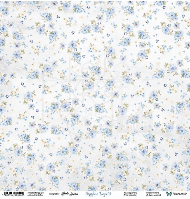 Papier 30x30 Sapphire Days 09/10 SD-09/10 Scrap and Me 2