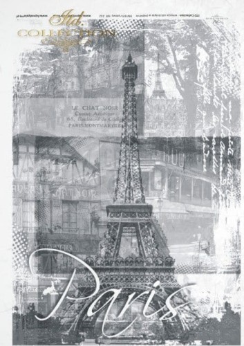 Papier ryżowy A4 Paris Wieża Eiffla R0232 ITD Collection