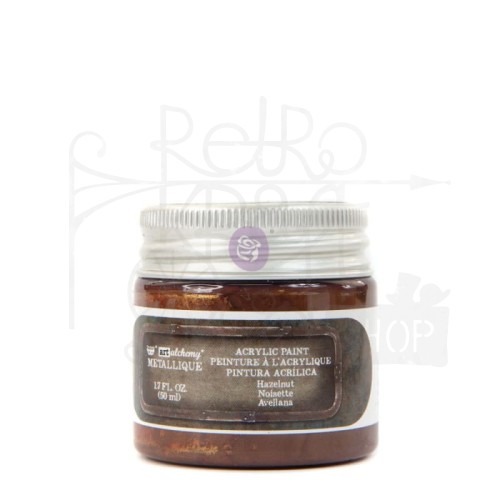 Farba akrylowa Art Alchemy Metallique Hazelnut Finnabair 967840 Prima Marketing