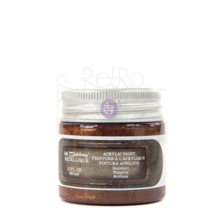 Farba akrylowa Art Alchemy Metallique Hazelnut Finnabair 967840 Prima Marketing