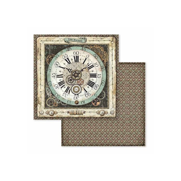 Zestaw papierów 20x20 Voyages Fantastiques SBBS30 Stamperia 7