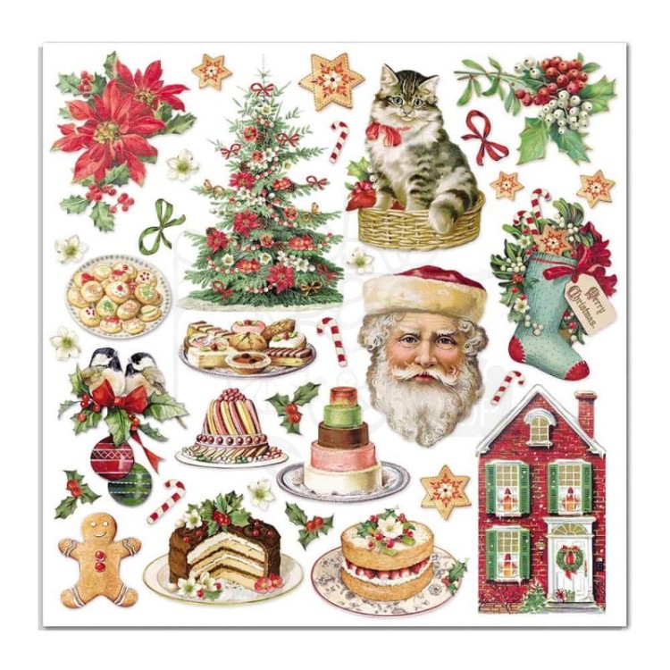 Zestaw papierów 20x20 Classic Christmas SBBS17 Stamperia 13