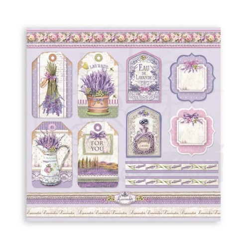 Zestaw papierów 20x20 Provence SBBS53 Stamperia 2