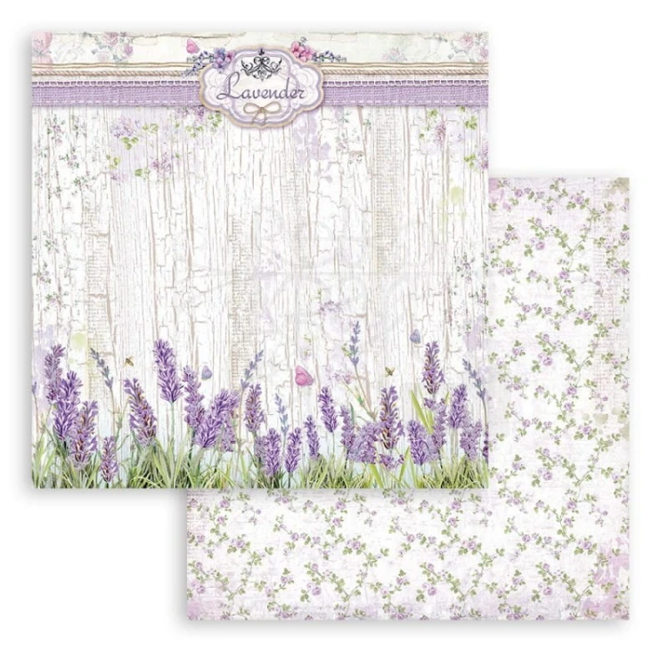 Zestaw papierów 20x20 Provence SBBS53 Stamperia 6