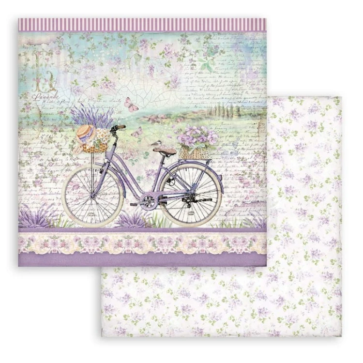Zestaw papierów 20x20 Provence SBBS53 Stamperia 7