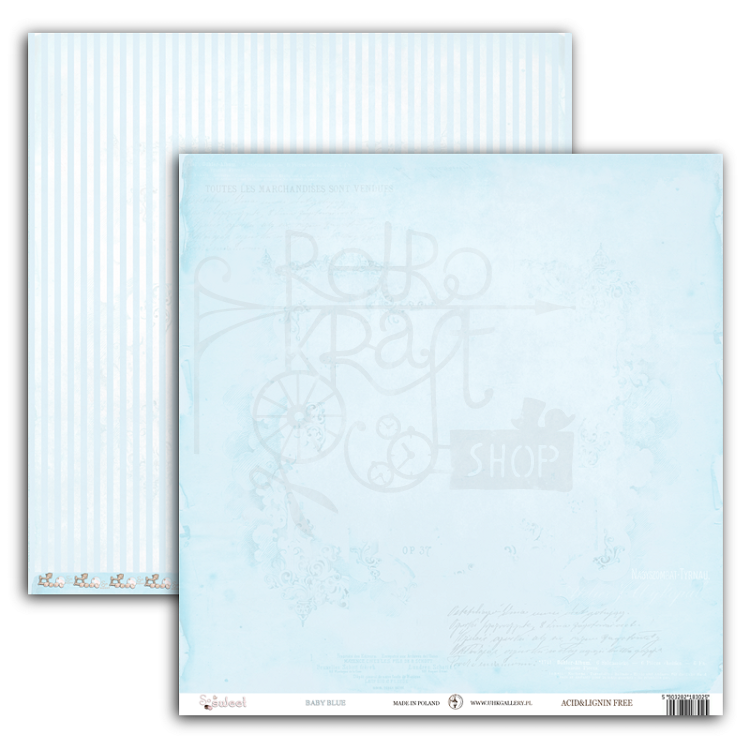 Papier 30x30 So Sweet - BABY BLUE UHK Gallery 1