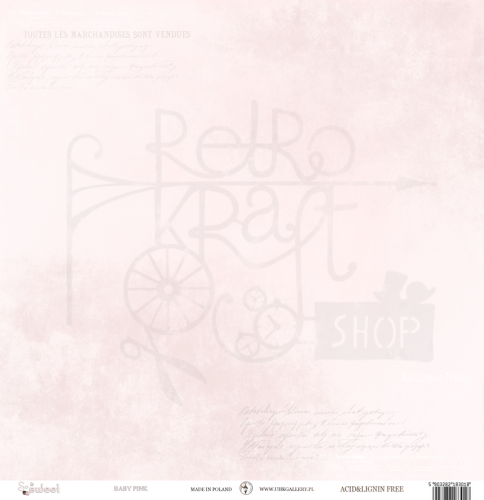 Papier 30x30 So Sweet - BABY PINK UHK Gallery 2