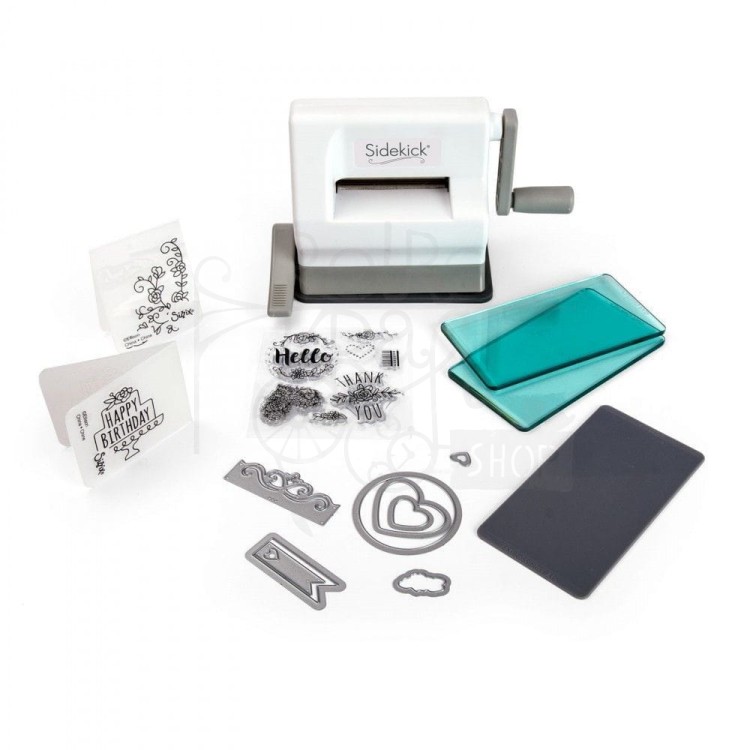 Maszyna tnąco-wytłaczająca - Sizzix Sidekick (White &amp; Grey) - zestaw startowy SIZ-661770 Sizzix 1