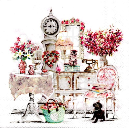 Serwetka 33x33 - Pokój shabby chic