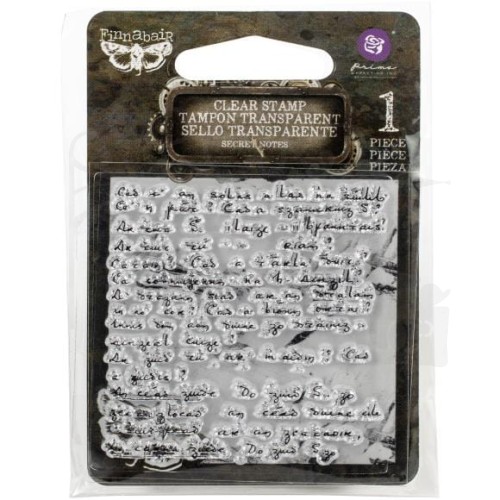 Stempel akrylowy 6x6cm Secret Notes Finnabair 967000 Prima 1
