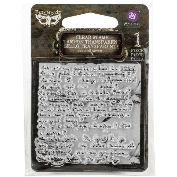 Stempel akrylowy 6x6cm Secret Notes Finnabair 967000 Prima 1