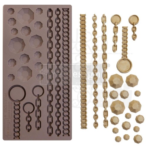 Foremka silikonowa 20x13 Gems &amp; Chains ReDesign 657086 Prima